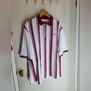 4Hunnid Striped Polo Tee Short Sleeve